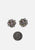 Aurora Borealis Faux Crystal Cluster Clip-On Earrings 'VIP'