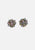 Aurora Borealis Faux Crystal Cluster Clip-On Earrings 'VIP'