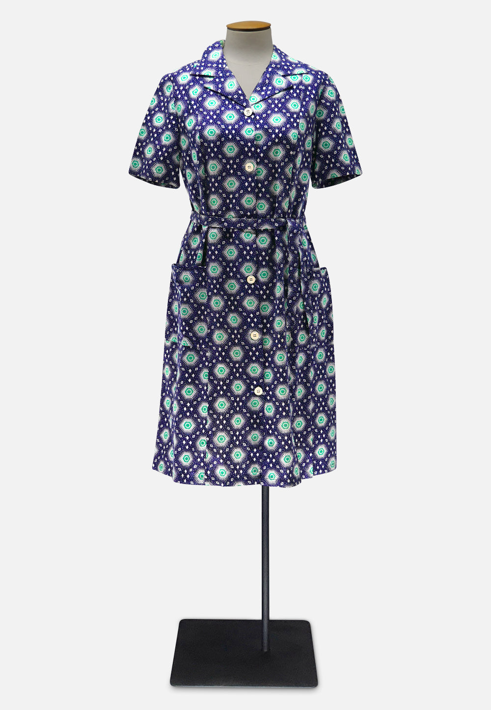 knee length dresses for ladies The Michelle Floral Granny Dress S