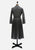1950s Wool Shawl Collar Coat Dress with Pleated Skirt
