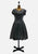 Metallic Thread Fit and Flare 1950s Party Dress