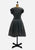 Metallic Thread Fit and Flare 1950s Party Dress