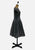 Metallic Thread Fit and Flare 1950s Party Dress