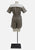 Grey Cotton Sailor Collar Playsuit with Anchor Embroidery 'VIP'