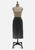 Frenz by Sally Small Black Grey White 1980s Houndstooth Skirt "VIP'