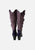 Made in Italy 1970s Patent and Faux Suede Knee-High Slouch Boots 'VIP'