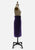 Knowledge of the Hand Deep Violet Cotton Velvet Pencil Skirt 'VIP'