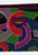 Abstract Print Silk Clutch Purse 'VIP'