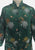 Emerald Chinoiserie Silk Wadding Reversible Padded Jacket 'VIP'