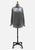 Silver Grey 1980s Satin Shirt 'VIP'