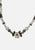 Vintage Faux Crystal Beaded Floral Necklace 'VIP'