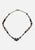 Vintage Faux Crystal Beaded Floral Necklace 'VIP'