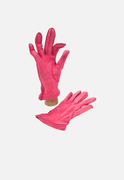 Vintage Clothing - Pretty Pink Gloves 'VIP' - Painted Bird Vintage Boutique & The Aviary - Gloves