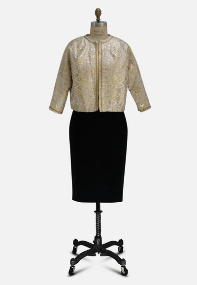 Vintage Clothing - Lurex Love Jacket 'VIP' - Painted Bird Vintage Boutique & The Aviary - Jacket