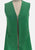 Emerald Green 1960s Vest with Silver Buttons 'VIP'