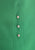 Emerald Green 1960s Vest with Silver Buttons 'VIP'