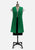 Emerald Green 1960s Vest with Silver Buttons 'VIP'