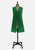 Emerald Green 1960s Vest with Silver Buttons 'VIP'