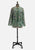Le Canari Sage Green Chinoiserie Frog Closure Jacket ' VIP'