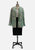 Le Canari Sage Green Chinoiserie Frog Closure Jacket ' VIP'