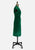 Emerald Burnout Velvet Cocktail Dress 'VIP'
