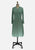 Green 1970 Polkadot Dress