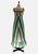 Green Festival Stripe Maxi Dress 1970s 'VIP'