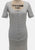 Grey 1960s Wool Blend Knit Skirt and Top Set