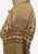 Fair Isle Style 1970s Knit Top and Skirt Set