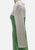 Green and Ivory Colourblock 1960s Wool Dress and Jacket Set