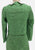 Green and Ivory Colourblock 1960s Wool Dress and Jacket Set