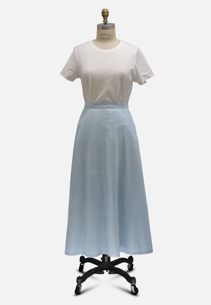 Vintage Clothing - Light Chambray - Painted Bird Vintage Boutique & The Aviary - Earrings
