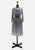 Mr K 1970s Grey Jersey Cowl Neck Dress 'VIP'