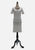 Grey 1960s Wool Blend Knit Skirt and Top Set