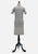 Grey 1960s Wool Blend Knit Skirt and Top Set