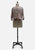 Abstract Circle Print Silk Bolero Jacket in Violet, Blush and Olive 'VIP'