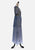 Periwinkle Blue Floral Lace Peplum Maxi Dress 'VIP'