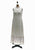 Mona Crawford Internationals of Sydney 1960s Cream Embroidered Hostess Maxi Dress 'VIP'
