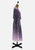 Chow Mein Purple Ditsy Floral Cotton Blouson Midi Dress 'VIP'