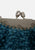 Vintage Clothing - Teal Lurex Kisslock Handbag 'VIP' - Painted Bird Vintage Boutique & The Aviary - Dresses