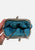 Vintage Clothing - Teal Lurex Kisslock Handbag 'VIP' - Painted Bird Vintage Boutique & The Aviary - Dresses
