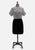Vintage Clothing - Delta Signature Series 1980s Tulip Pinstripe Service Blouse - Painted Bird Vintage Boutique & The Aviary - Shirts & Tops