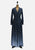 Vintage Clothing - Blue Long Sleeve Wave Print Vintage Maxi Dress - STYLISTS COLLECTION - Painted Bird Vintage Boutique & The Aviary - Dresses