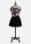 Navy Blue 1980 Navy Rose Garden Blouse 'VIP'