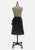Vintage Clothing - Navy Wool-Blend Pinstripe Ruffle Wrap Skirt - Painted Bird Vintage Boutique & The Aviary - Skirt