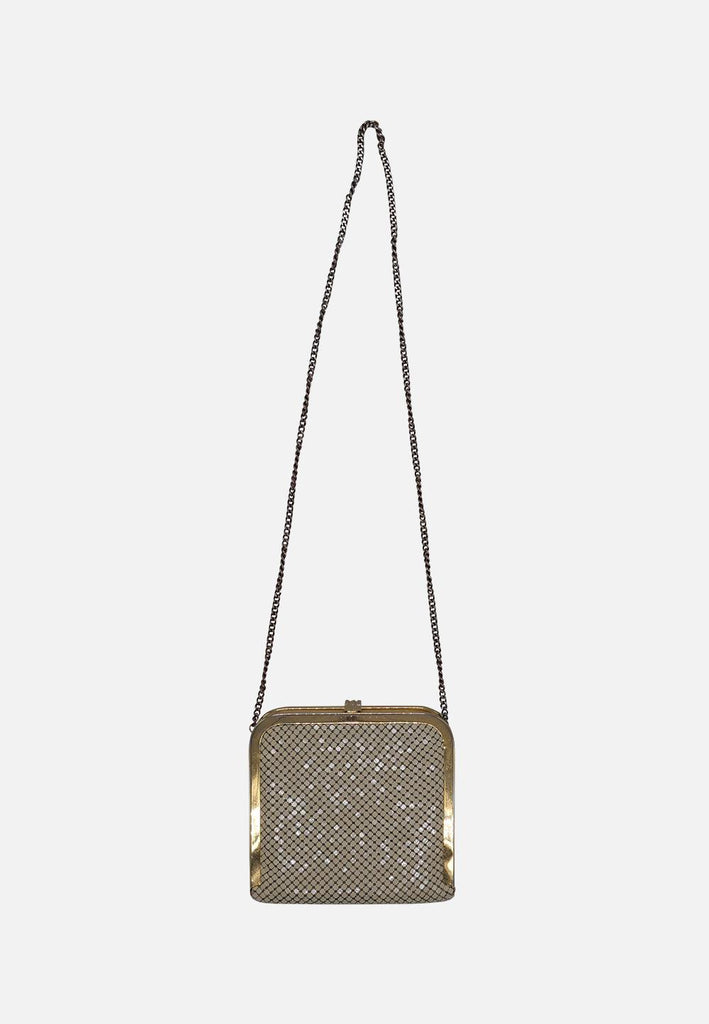 Vintage Clothing - Golden Box Handbag 'VIP' - Painted Bird Vintage Boutique & The Aviary - Handbag