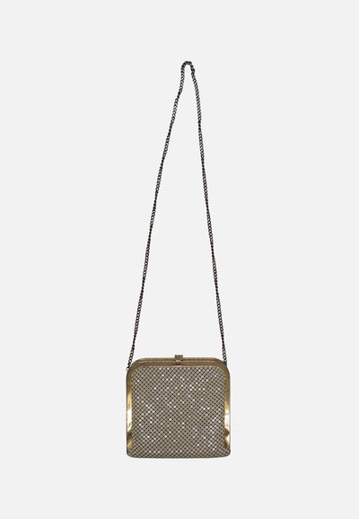 Vintage Clothing - Golden Box Handbag 'VIP' - Painted Bird Vintage Boutique & The Aviary - Handbag