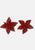 Orange Starfish Earrings 'VIP'