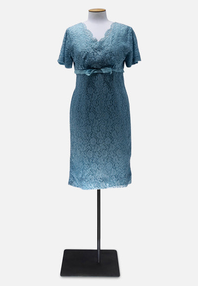 Vintage Clothing - Bewitching Teal Lace 'VIP' - Painted Bird Vintage Boutique & The Aviary - Dresses