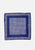 Navy Deco Dot Grid Silk Square Scarf 'VIP'